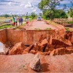 collapsed Wase bridge