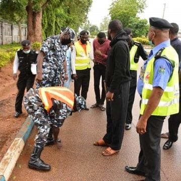 NAF hands over suspects to Police