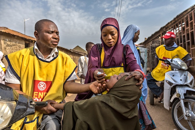Rotary congratulates Africa, polio