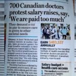 Canadian doctors high salaries
