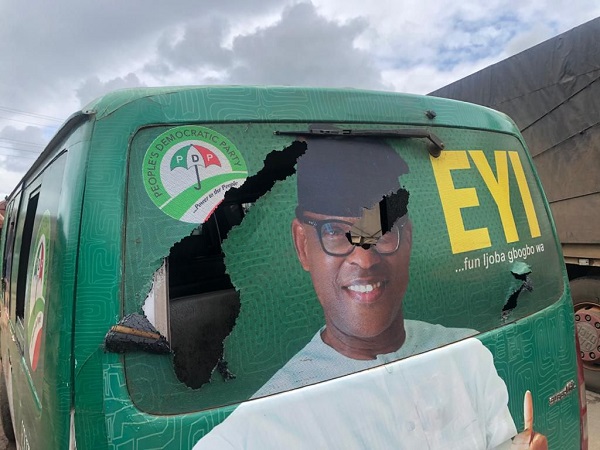 Akeredolu Jegede convoys clash