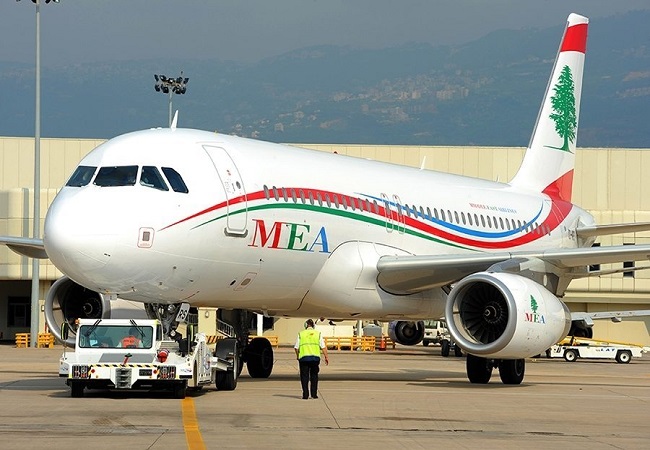 MEA landed at Lagos