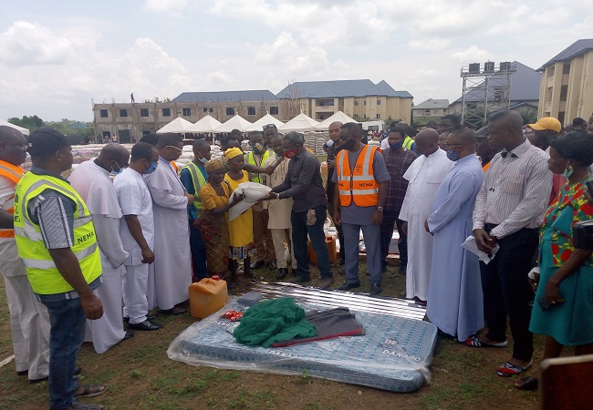 FG distributes relief materials