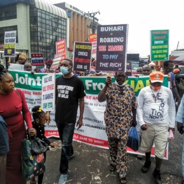 Yaba fuel hike protest