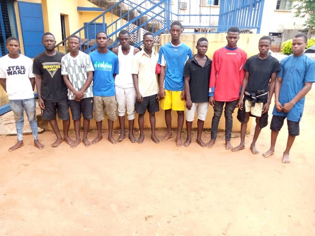 Police arrest 96 suspects
