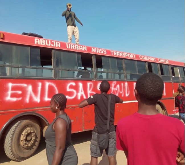 Dutse/Bwari road, Abuja, #EndSARS