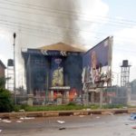 Angry youths attack, set inmates free, burn police station, Akeredolu campaign office in Ondo