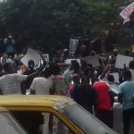 PHOTO NEWS: #EndSARS, #EndSWAT protest in Gbagada, expressway blocked