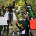 Nigerians protest in Canada, Nigerians hold #EndSARS protest in London, Ontario, Canada 3