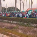 PHOTOS: Youths hold #EndSARS, #EndSWAT prayer rally at Redemption Camp