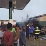 tanker explodes, Lagos, Shops