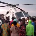 Benin residents impound chopper