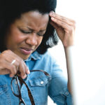 Menopause thinking woman