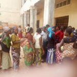 Catholic bishop donates food items