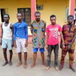 Five arrested for murdering housewife