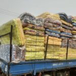 Police impound truck loaded