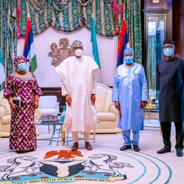 Buhari meets Okonjo-Iweala