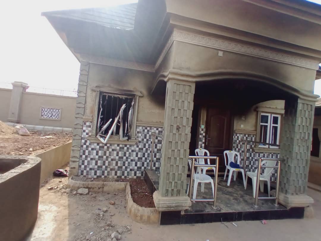 IMG 20210305 WA0099 PHOTOS: Palace razed, property destroyed as angry youths invade Osun monarch’s palace