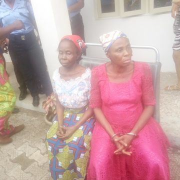 Police parade 80-year-old woman
