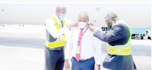 Dana Air decorates new Captains Pilots, cabin crew