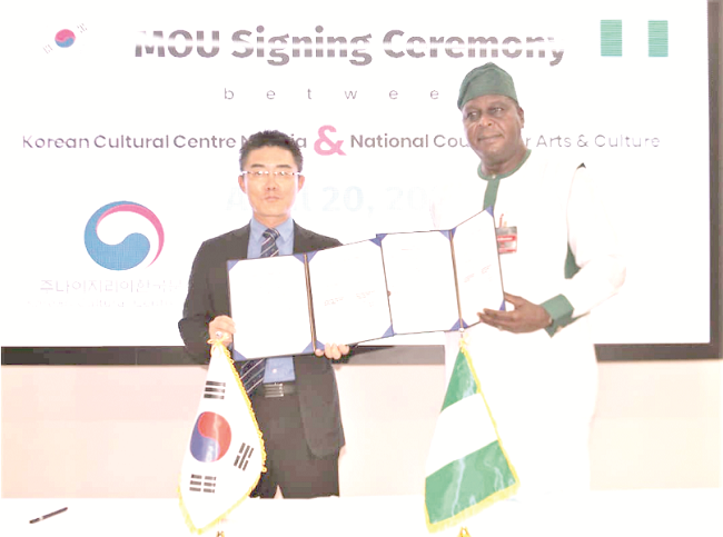 Korean embassy sign MoU