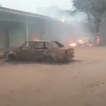 Police confirm burning down