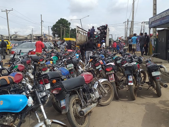 Taskforce impounds 81 motorcycles