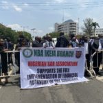 NBA Ikeja protests to Lagos House