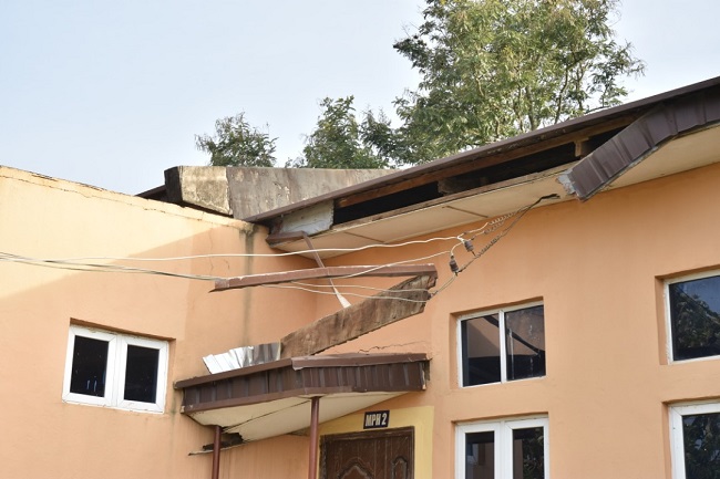 Rainstorm destroys properties at OSPOLY