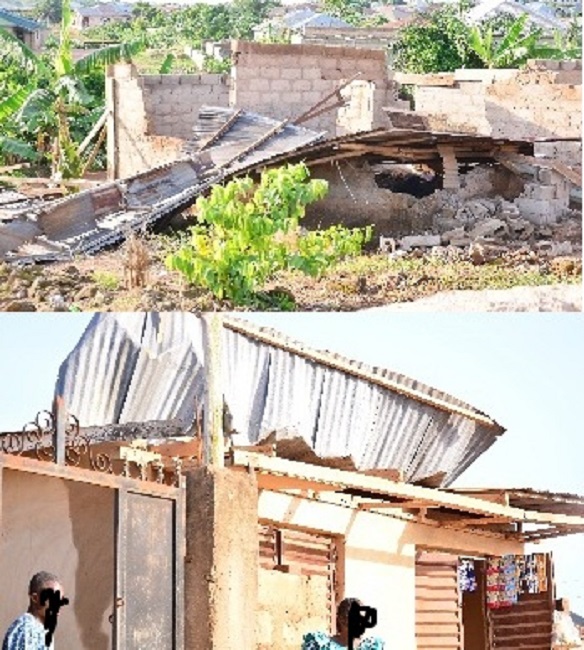 Rainstorm wrecks havoc