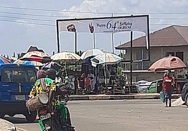 Hoodlums destroy Aregbesola's billboard