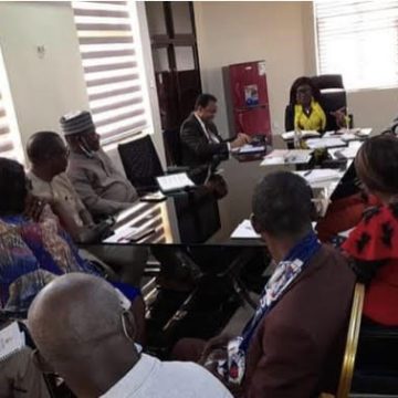 Donald Duke visits Prof Florence