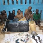 Police nab five members