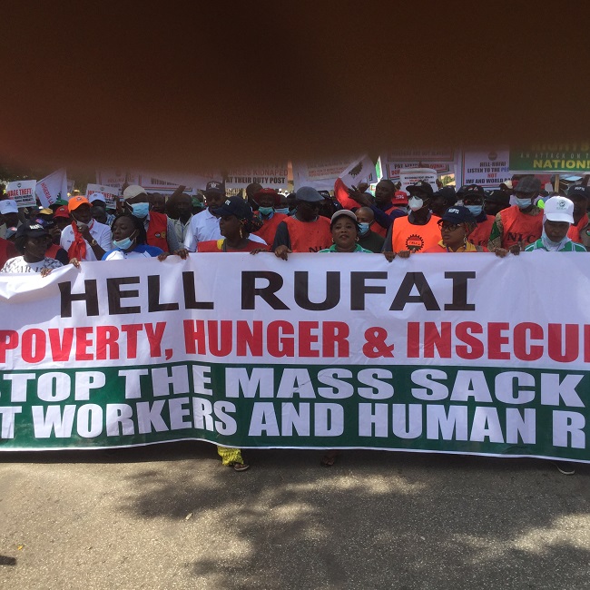 Kaduna as Labour strike