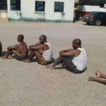 Five arrested for stealing
