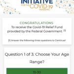 COVID-19 relief fund is fraudulent