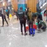 National Assembly roof leaks during rainfall, lobby flooded