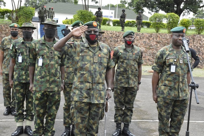 COAS charges troops