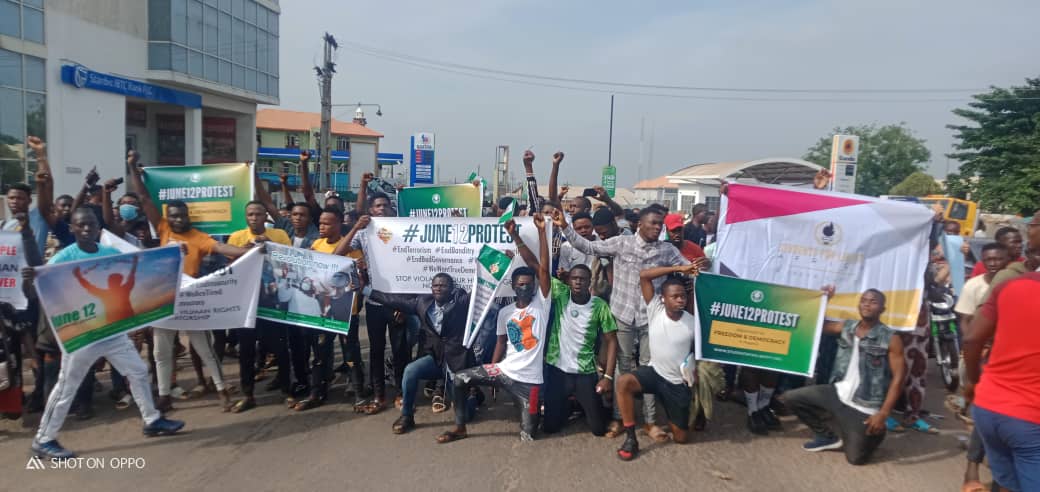 June 12, Ibadan protest