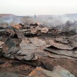 Late-night market inferno burnt