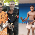 robbery suspect with toy gun