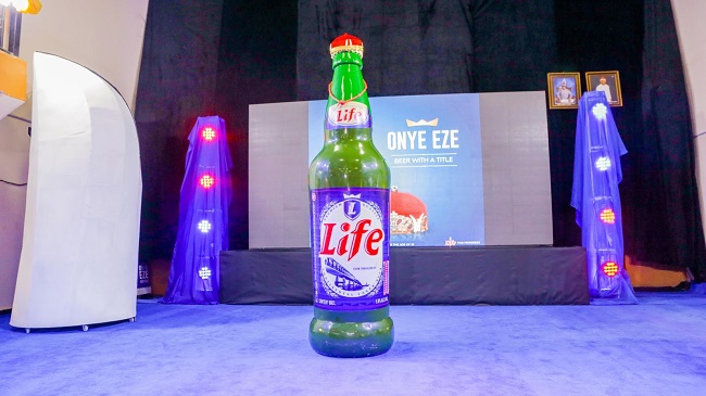 Life beer receives Mmanya