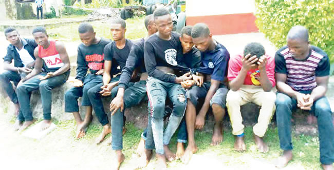 Suspected teenage cultists