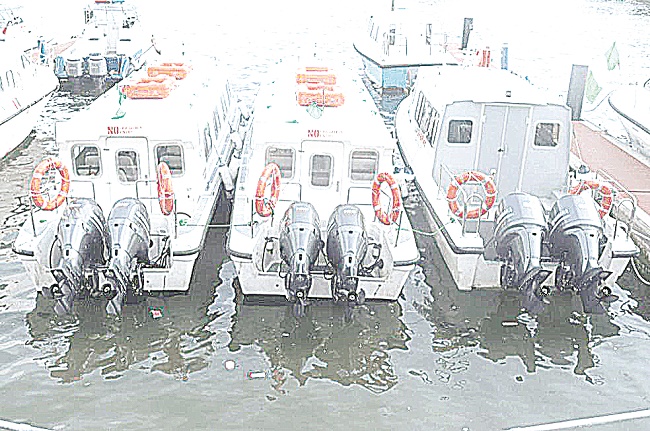 newly procured LAGFERRY boat