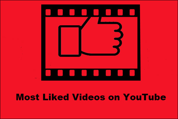 Most liked song discount video on youtube