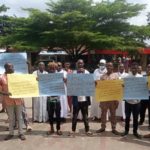Retired teachers protest, Civil society protests, Benin bronze casters protest