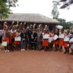 students receive sanitary products w