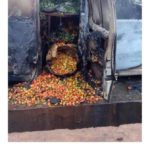 Vehicle conveying perishable goods set ablaze in Enugu