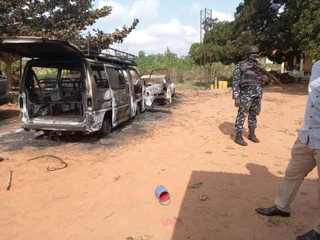 set police station ablaze in Ebonyi