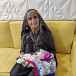 70-yr-old woman gives birth